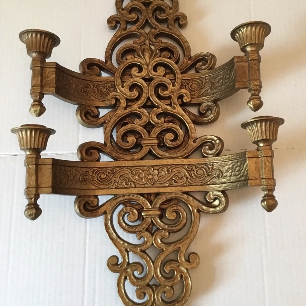 Antique-Style Gold Decorative Wall Hooks - Ornamental Metal Accent - Picture 9 of 12